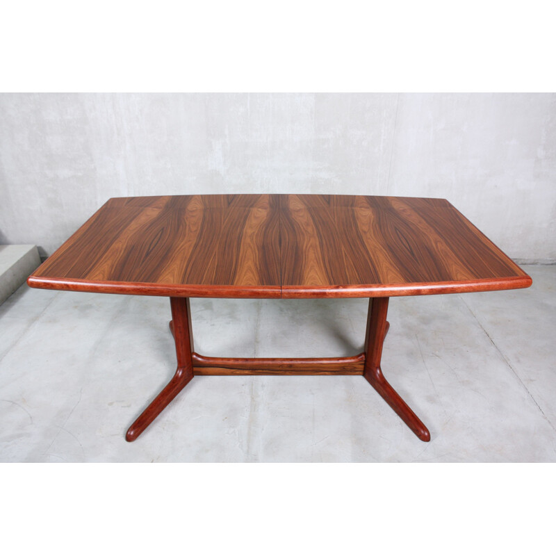 Mesa oval de jacarandá Vintage, por Skovby, 1960