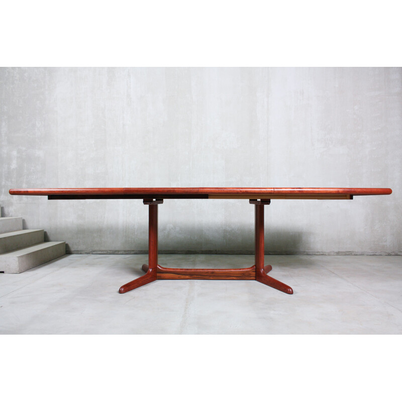 Vintage ovale rozenhouten tafel van Skovby, 1960