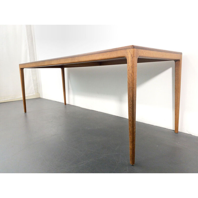 Grande table basse vintage en teck par Hartmut Lohmeyer pour Wilkhahn, 1960