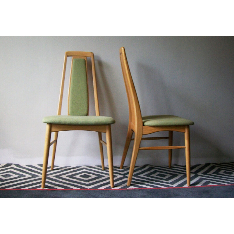 Paire de chaises "Eva" par Niels Koefoed en chêne