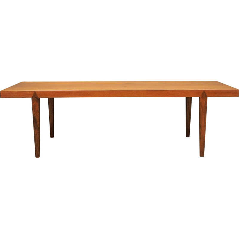 Mesa de café Vintage de teca de Severin Hansen, Dinamarca 1970s