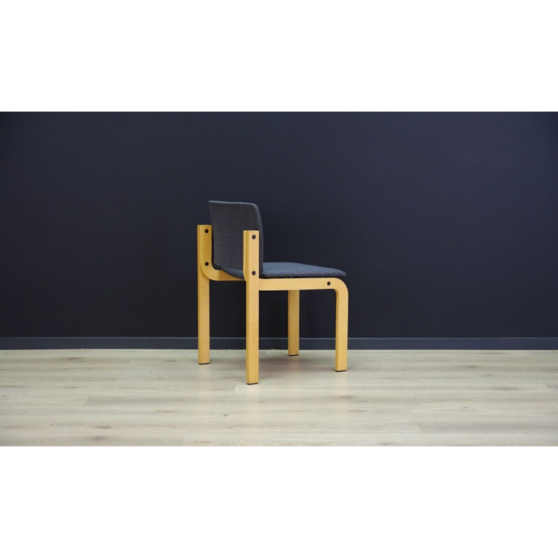 Conjunto de 6 cadeiras cinzentas vintage de Fritz Hansen 1960