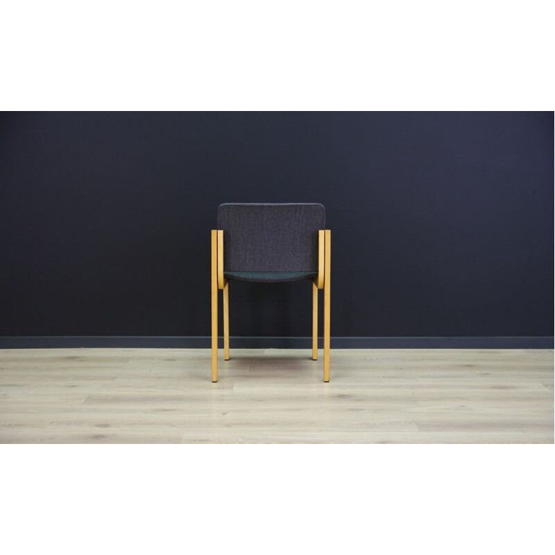 Set van 6 vintage grijze stoelen van Fritz Hansen 1960