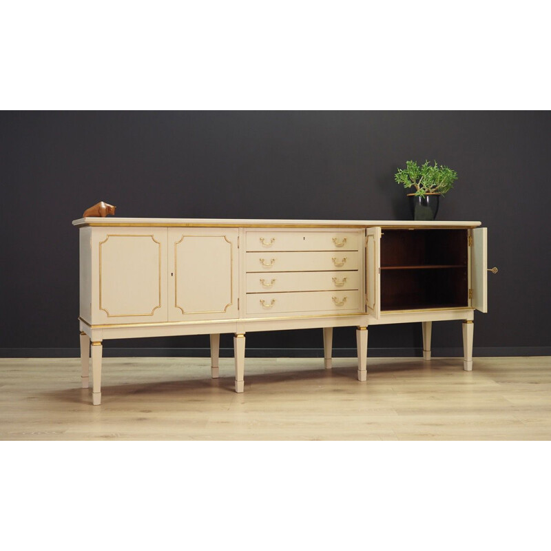 Enfilade vintage en acajou scandinave 1950