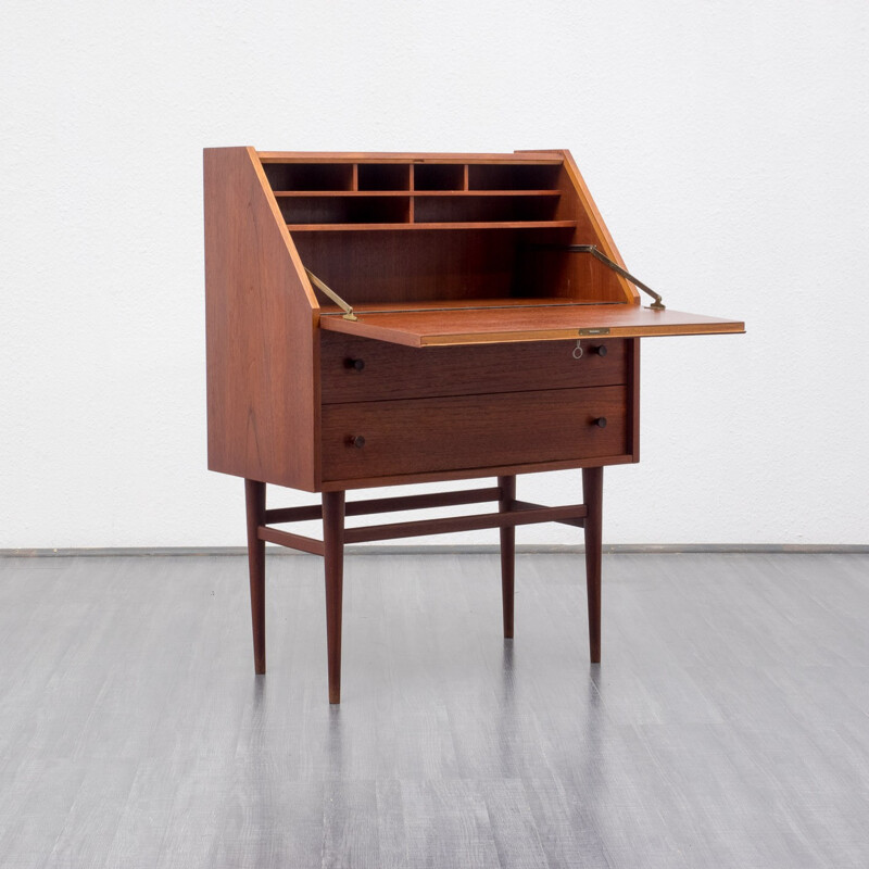 Secretary teak vintage - 1960s