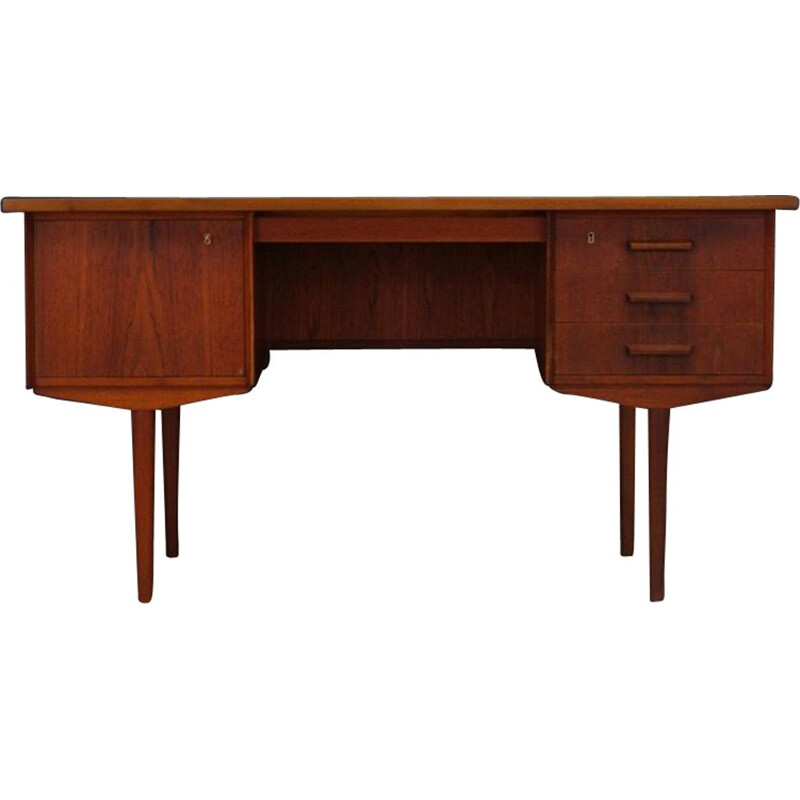 Bureau vintage en teck scandinave 1960