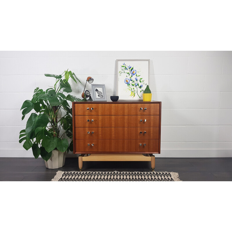 Commode Vintage G-Plan, 4 tiroirs 1960