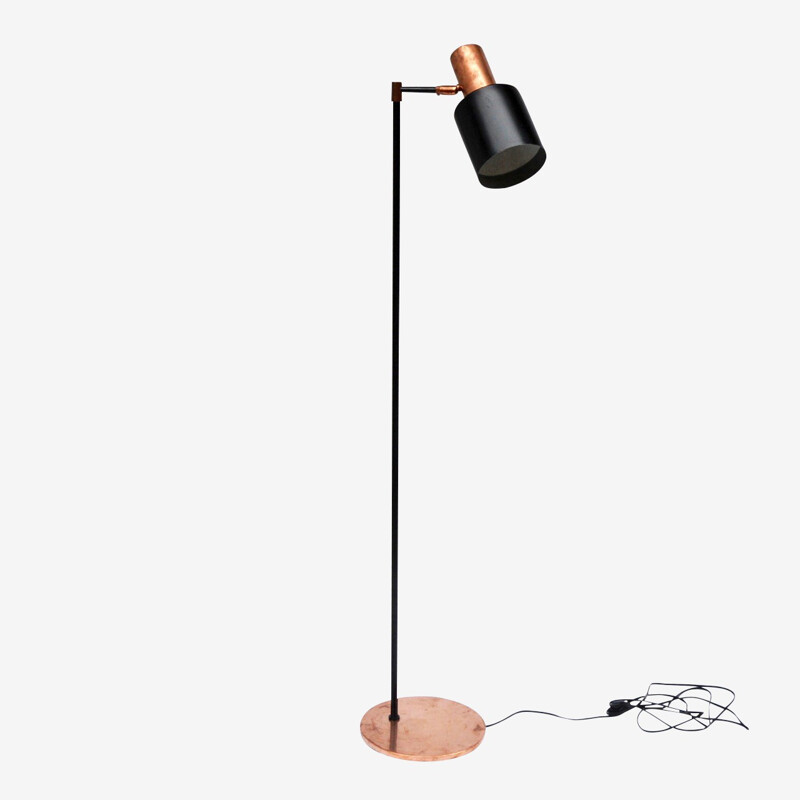 Fog & Morup copper floor lamp, Jo HAMMERBORG - 1960s