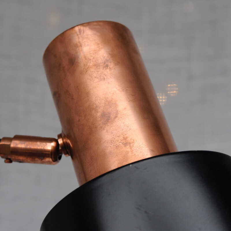 Fog & Morup copper floor lamp, Jo HAMMERBORG - 1960s