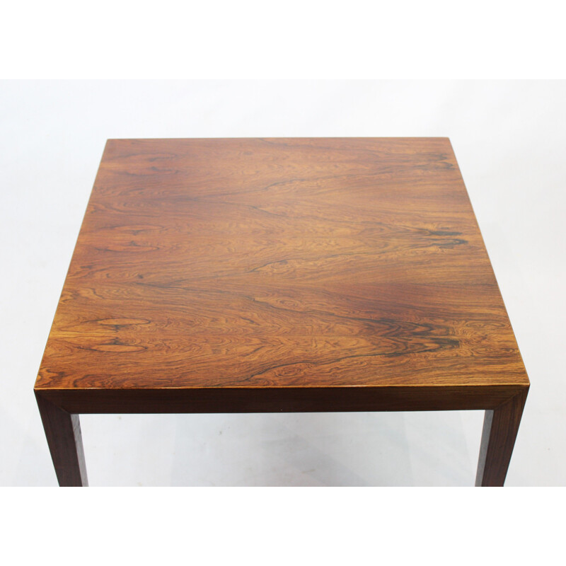 Vintage rosewood coffee table by Severin Hansen for Haslev, 1960