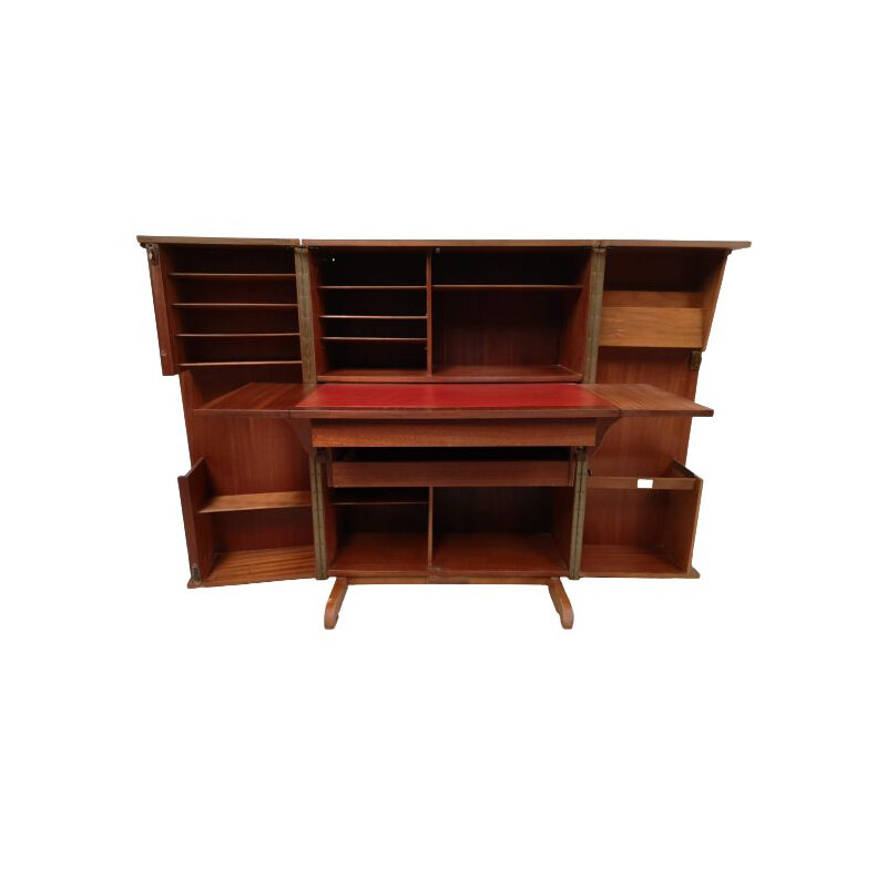 VIntage closed wooden box desk