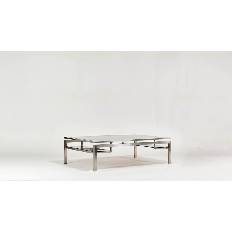 Vintage coffee table Guy Lefèvre for Maison Jansen 1970