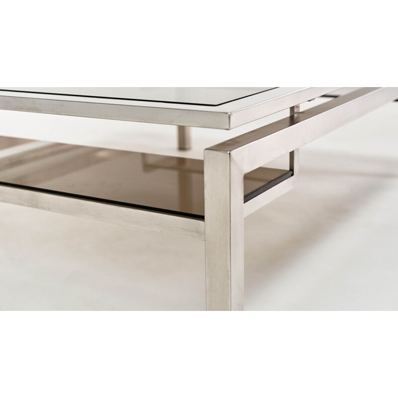 Vintage coffee table Guy Lefèvre for Maison Jansen 1970