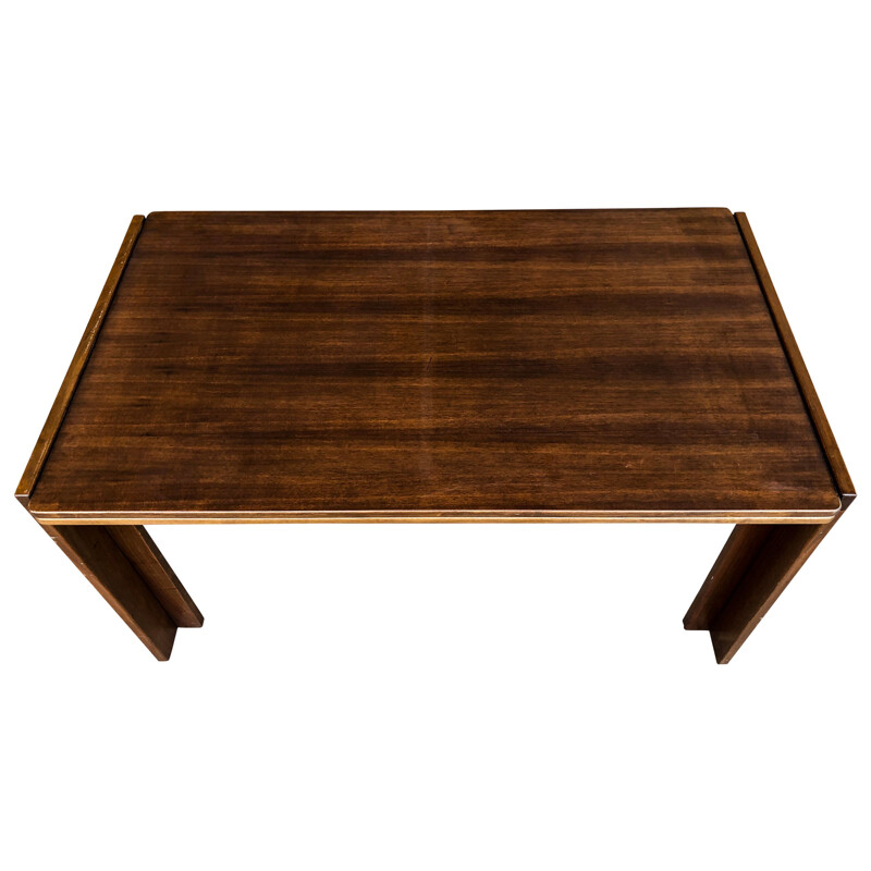 Mesa de jantar extensível Vintage nogueira, modelo 778, de Tobia