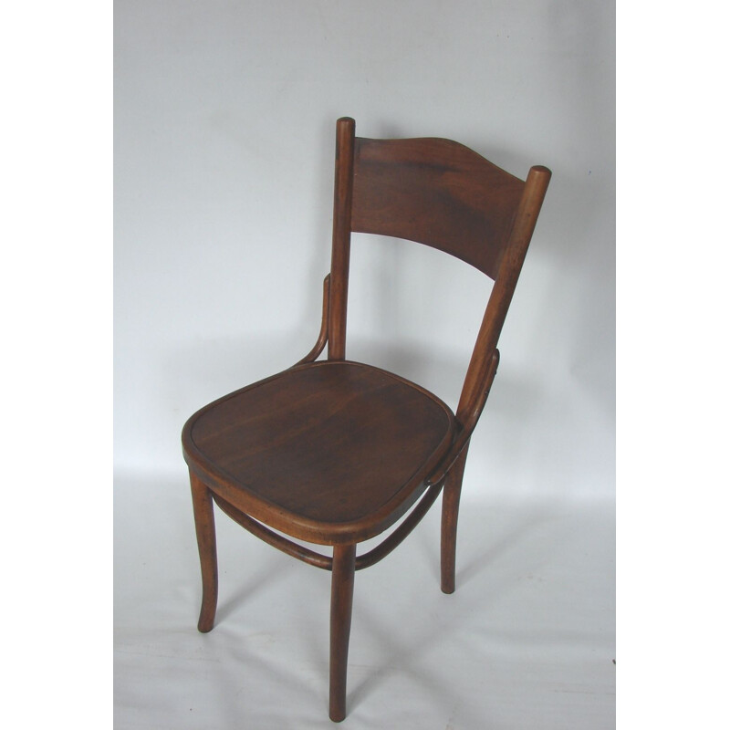 Vintage beukenhouten stoel van Thonet 1920