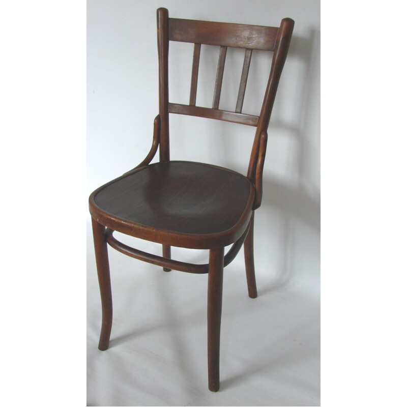 Vintage beukenhouten stoel van Thonet 1920
