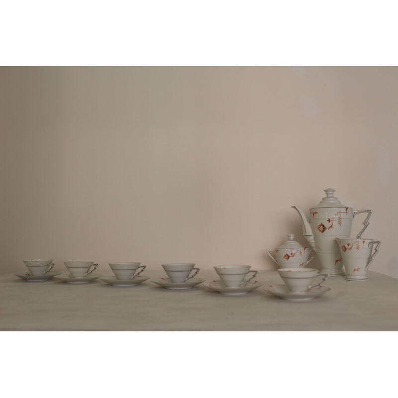 Vintage porcelain coffee set 1940