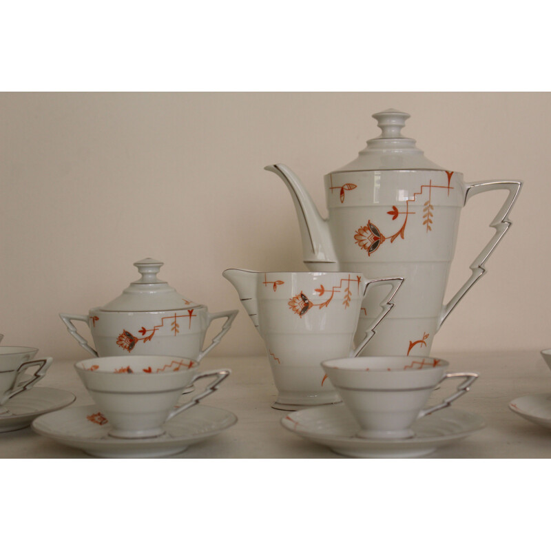 Vintage porcelain coffee set 1940