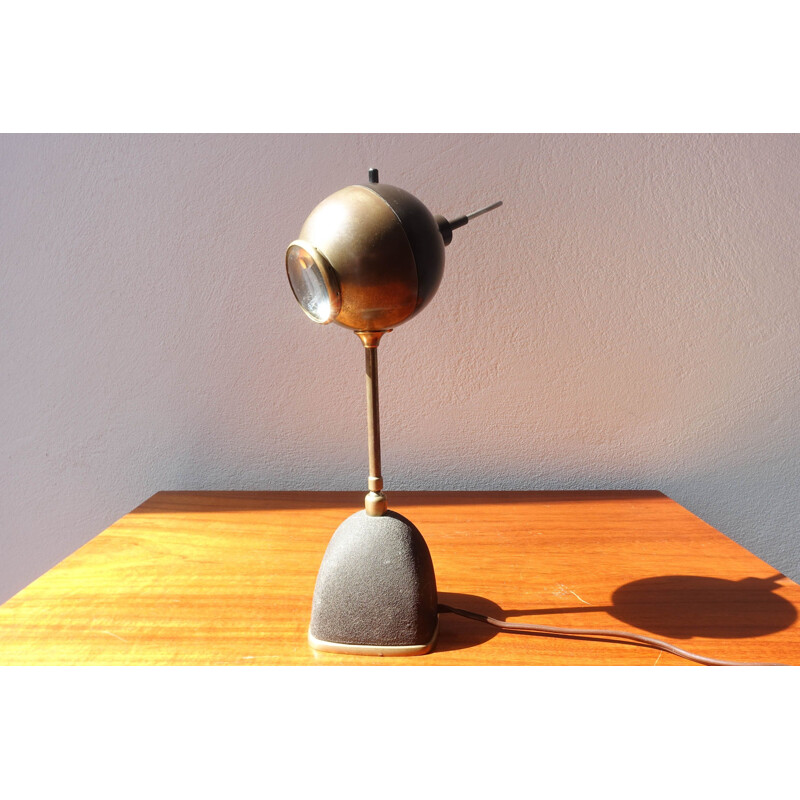Lampe de table Vintage LUMI MODELE 578 par Oscar Torlasco 1950