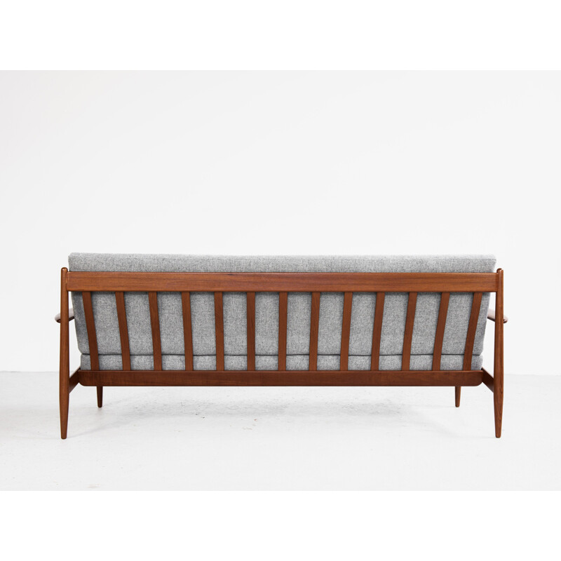 Midcentury sofa in teak by Grete Jalk for France & Søn Danish 1960s