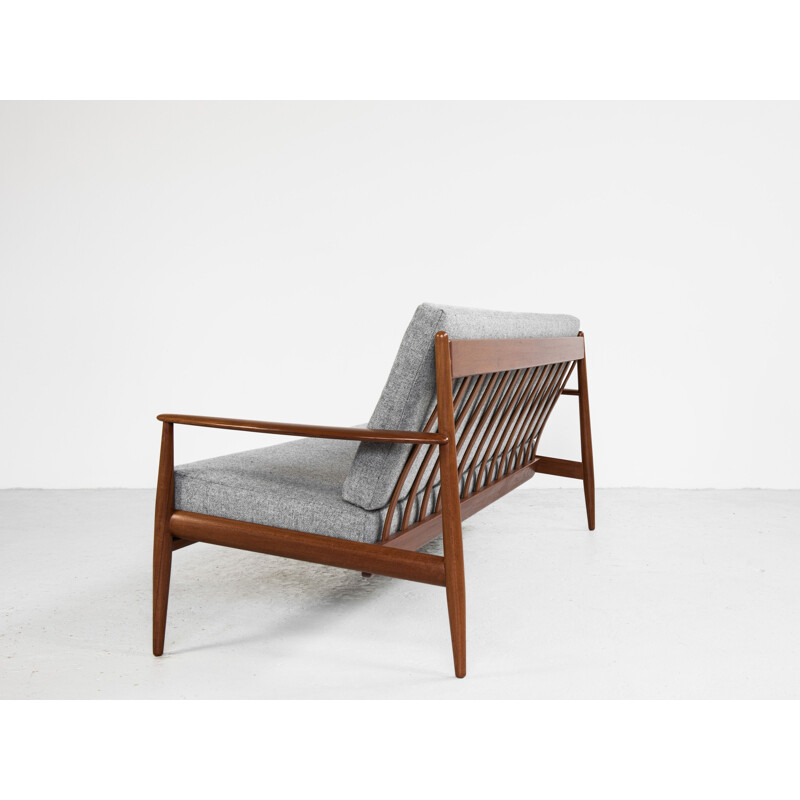 Midcentury sofa in teak by Grete Jalk for France & Søn Danish 1960s