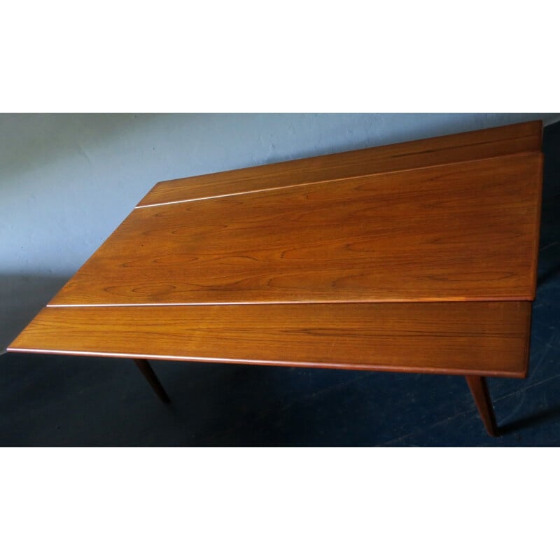 Large vintage metamorphic Elevator table Kai Kristiansen 1960