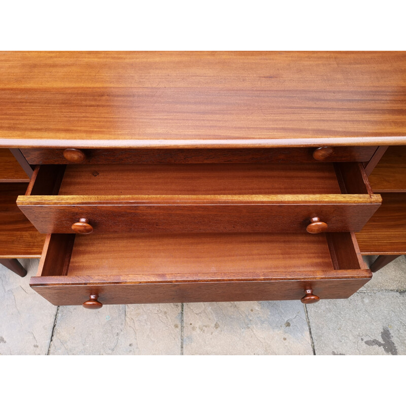 Midcentury Solid Teak and Afromosia Sideboard by John Herbert for A Younger Ltd