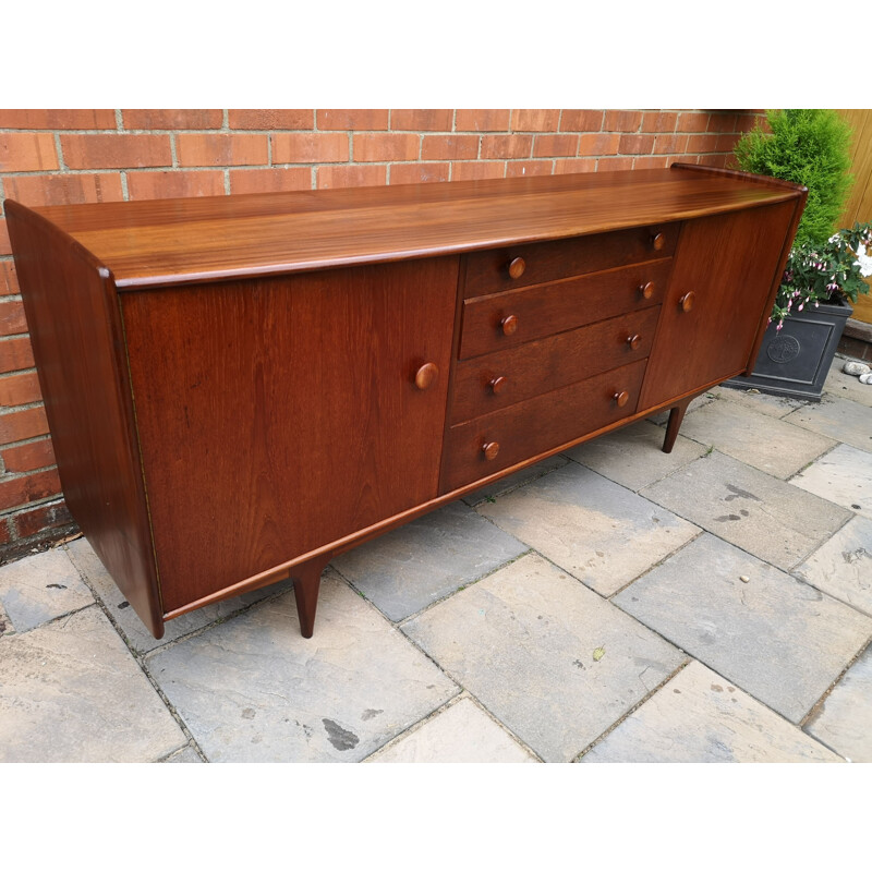 Midcentury Solid Teak and Afromosia Sideboard by John Herbert for A Younger Ltd