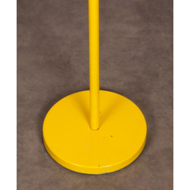 Vintage yellow floor lamp by Josef Hurka for Napako, 1970