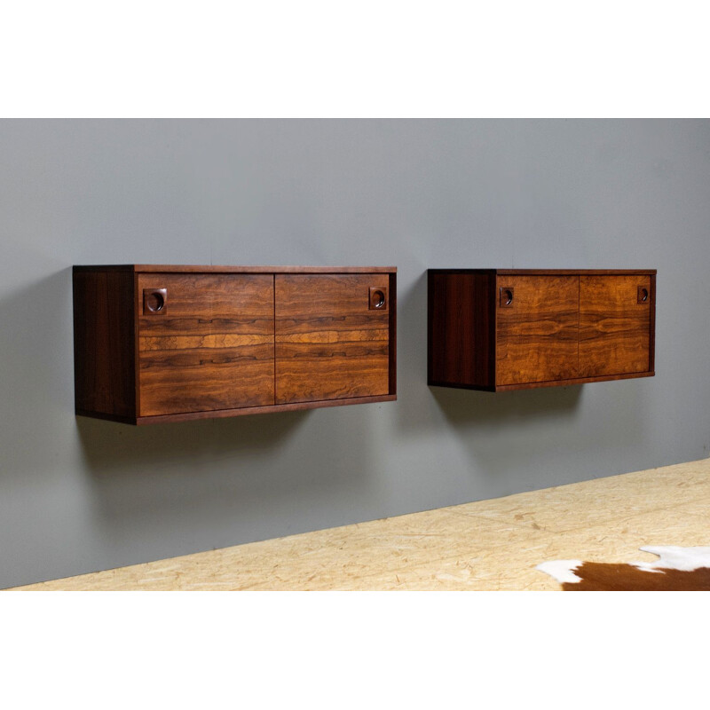 Pair of Vintage Wall Units in rosewwod 1960s