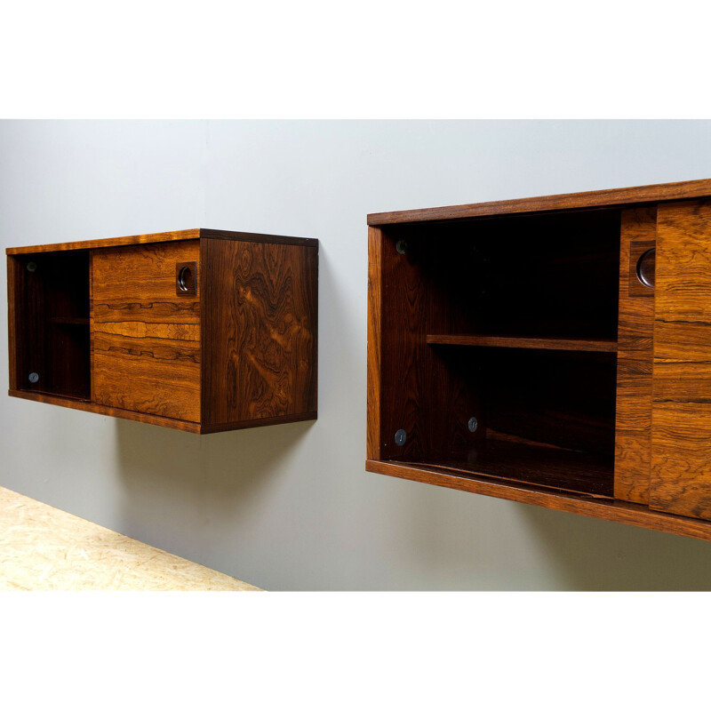 Pair of Vintage Wall Units in rosewwod 1960s