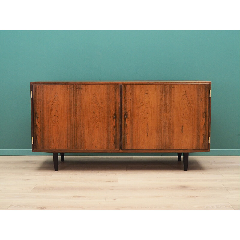 Vintage Rosewood cabinet by Carlo Jensen for Hundevad, Danish 1960s