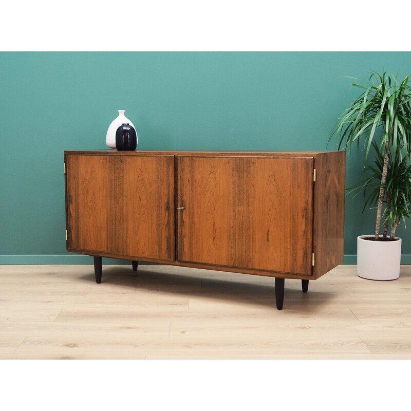 Vintage Rosewood cabinet by Carlo Jensen for Hundevad, Danish 1960s