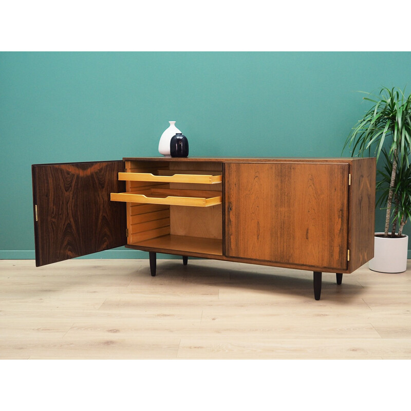 Vintage Rosewood cabinet by Carlo Jensen for Hundevad, Danish 1960s