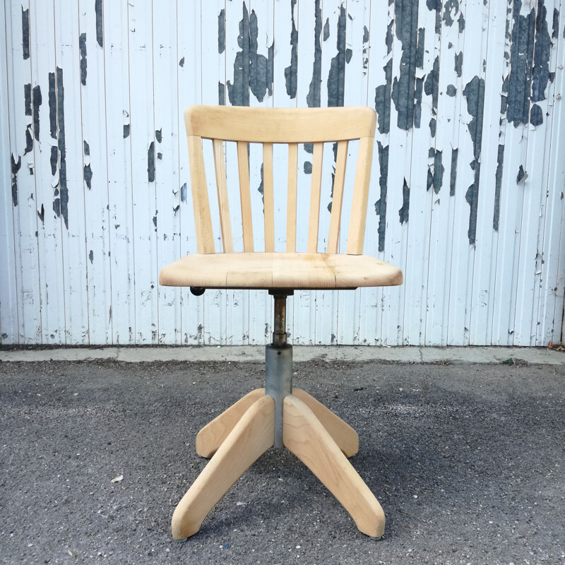 Vintage Chaise de bureau Stoll Giroflex 1950