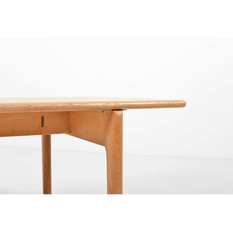 Table basse rectangulaire "AT-15" Andreas Tuck en chêne, Hans J.WEGNER - 1960
