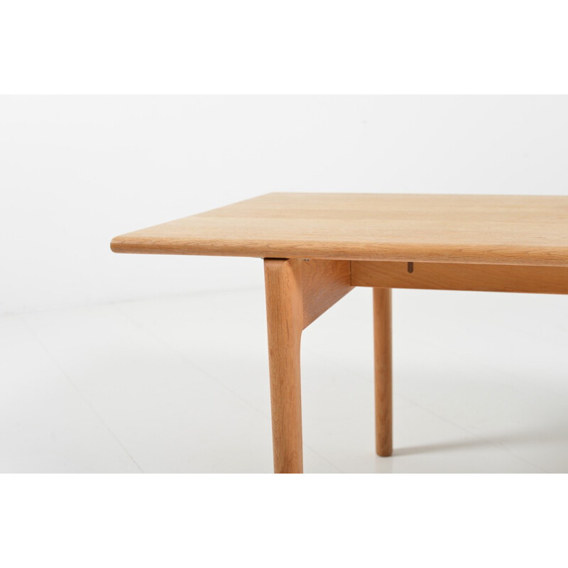 Andreas Tuck rectangular coffe table "AT-15" in oak, Hans J.WEGNER - 1960s