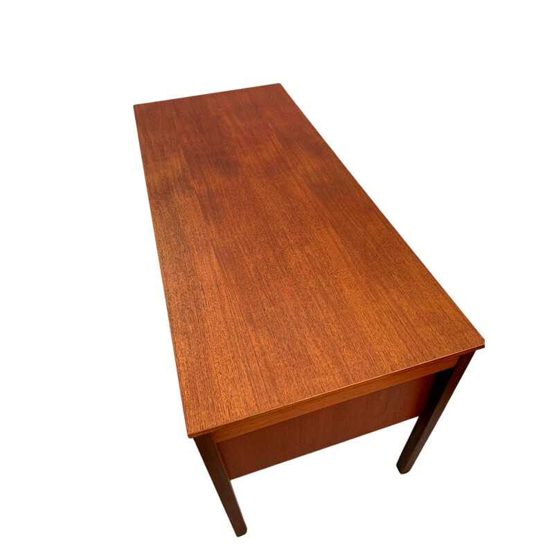 Mid Century Desk in teak by Domino Mobler Danish 1960s