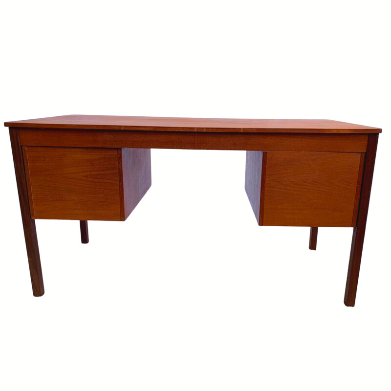 Mid Century Desk in teak by Domino Mobler Danish 1960s