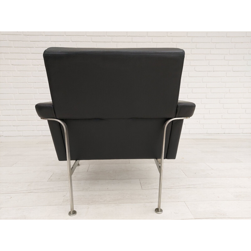 Vintage Lounge armchair by Arne Vodder, AV56 leather Danish 1956