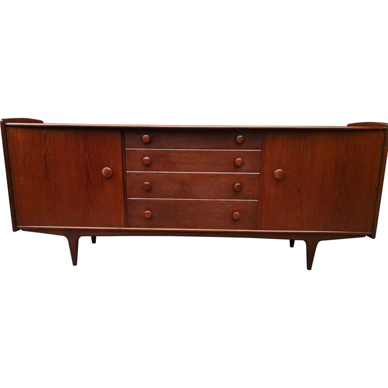 Midcentury Solid Teak and Afromosia Sideboard by John Herbert for A Younger Ltd