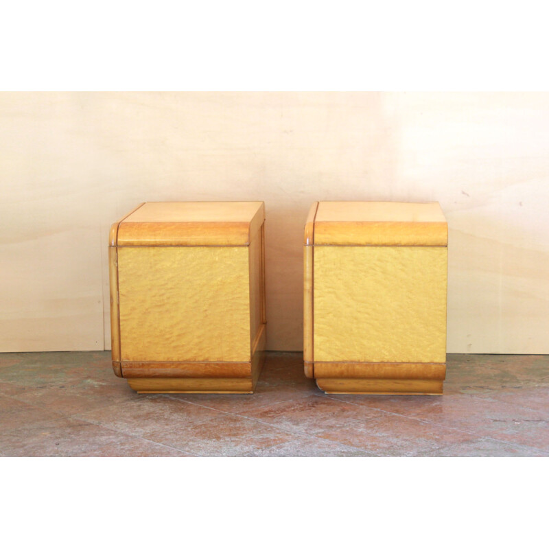 Pair of nightstands Luciano Frigerio 1970s