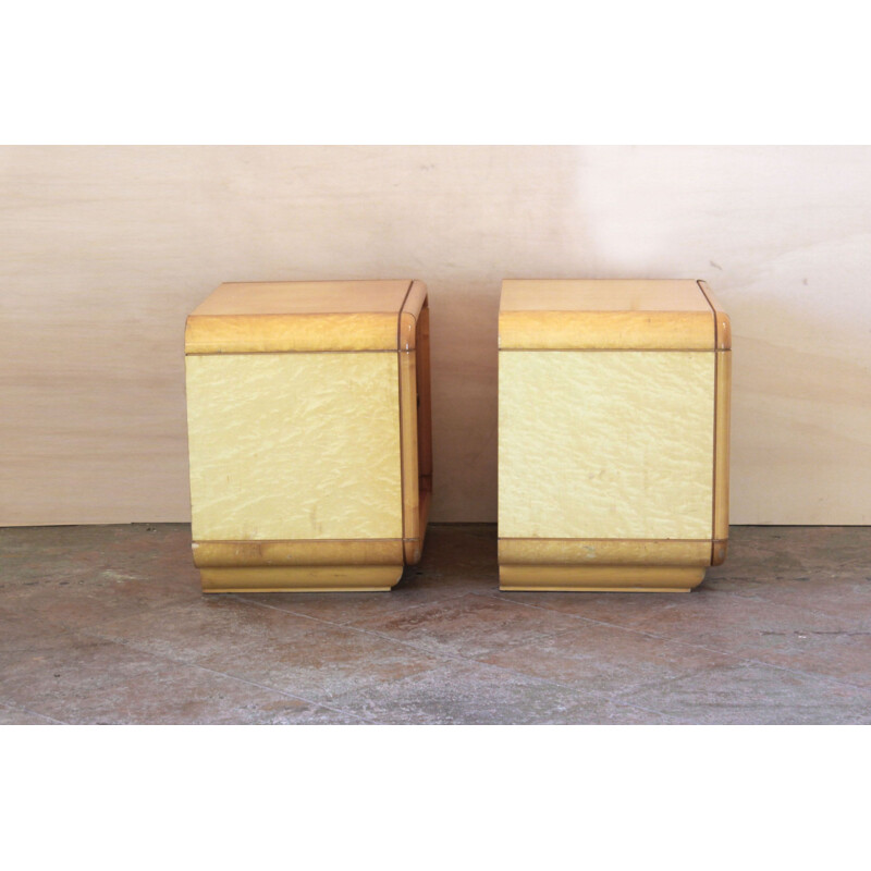 Pair of nightstands Luciano Frigerio 1970s