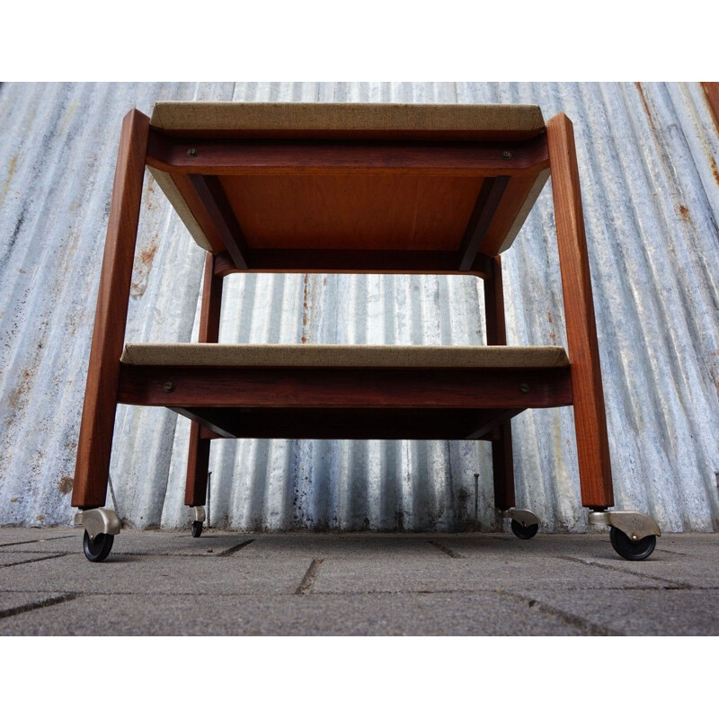 Vintage Teak Serving Trolley by Cees Braakman for Pastoe, 1960s 