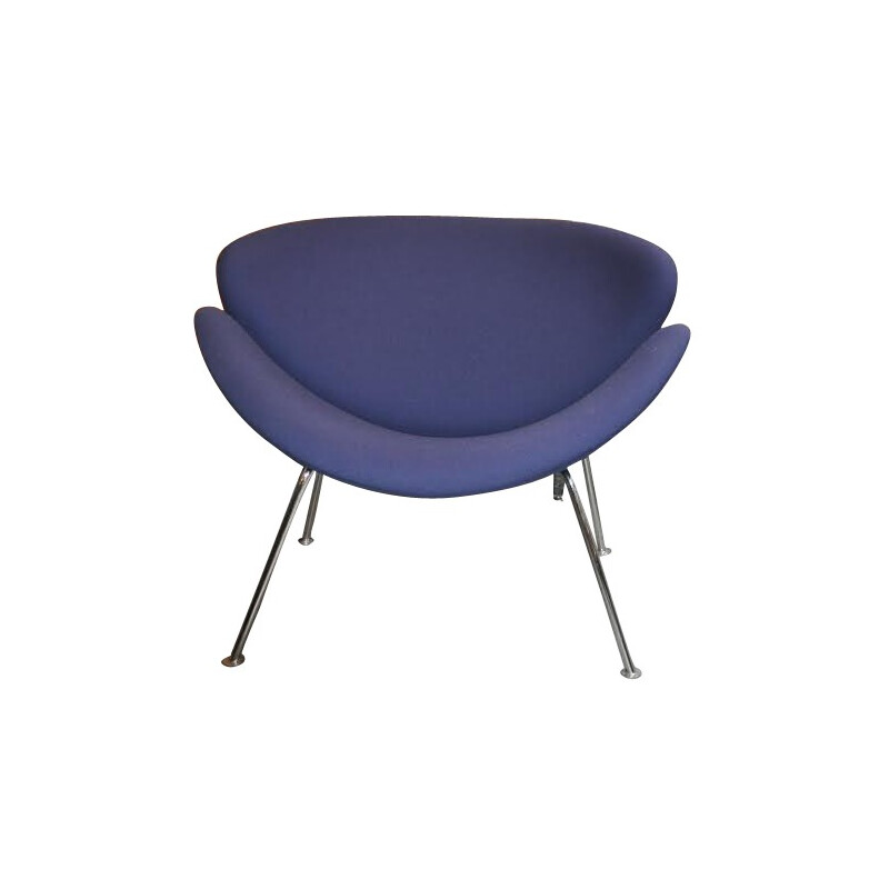 Blue "Slice" armchair, Pierre Paulin - 1970s