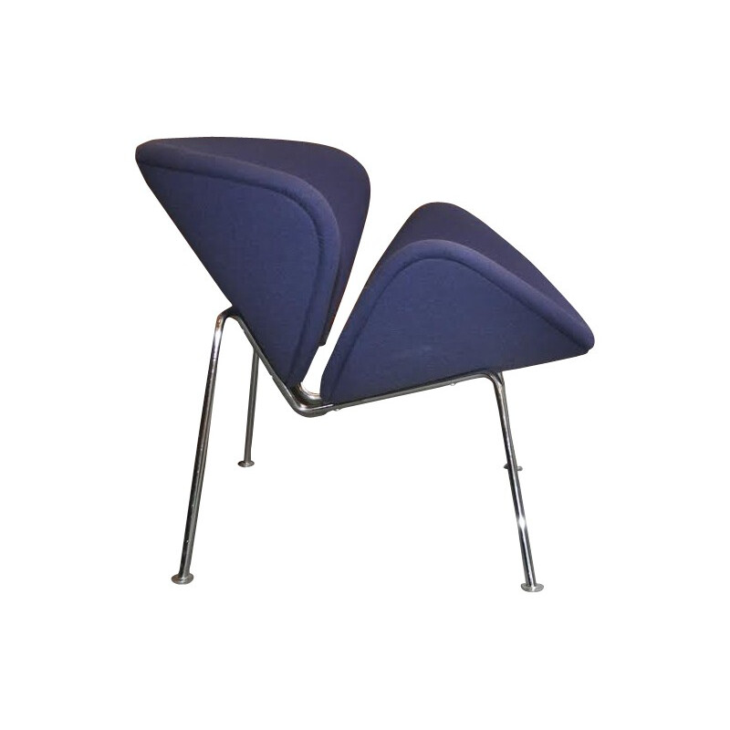 Blue "Slice" armchair, Pierre Paulin - 1970s