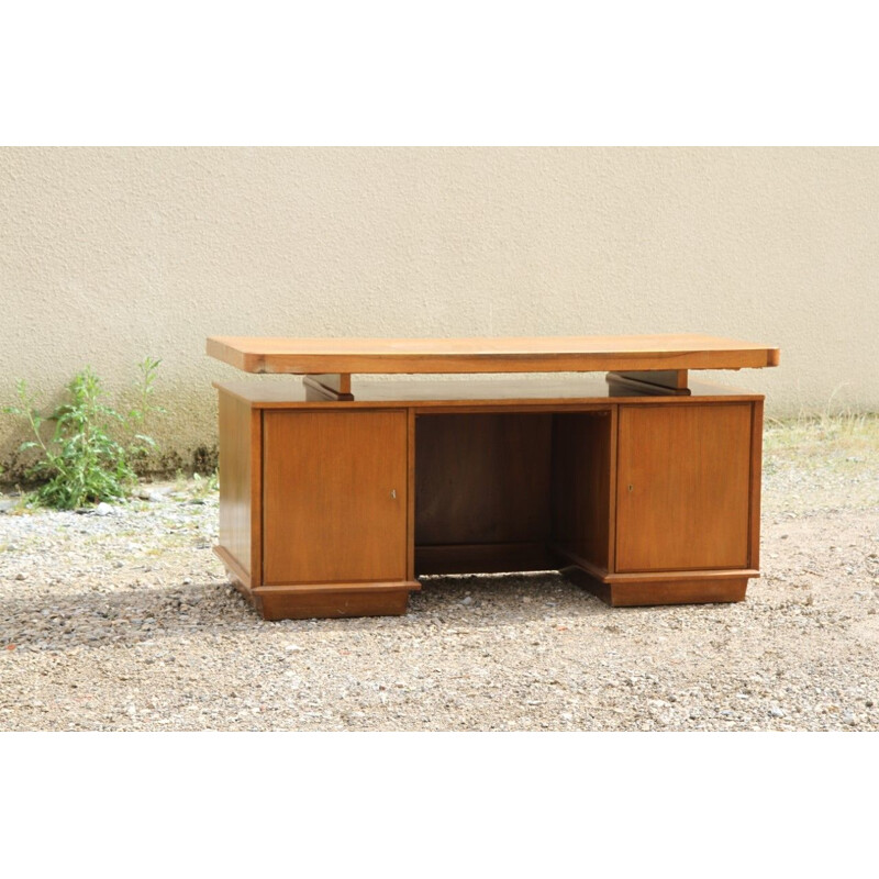 Vintage solid walnut desk