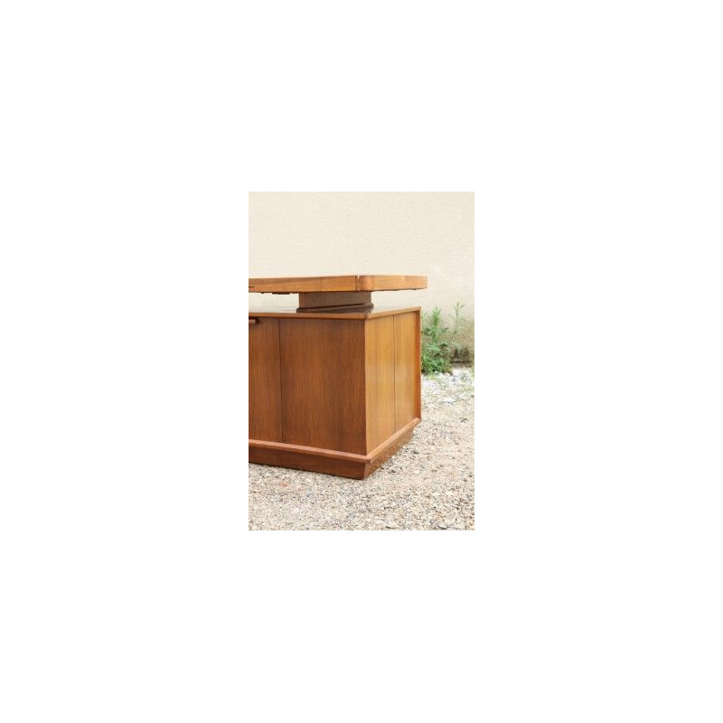 Bureau Vintage en noyer massif