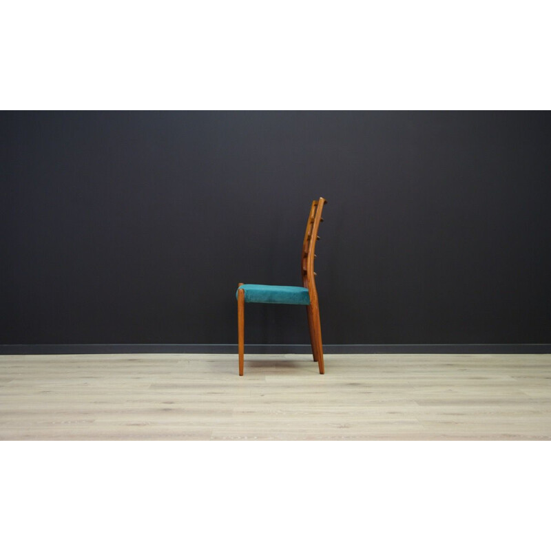 Cadeira por N.O. Moller para J.L. Møllers modelo 82 Dinamarquês 1960