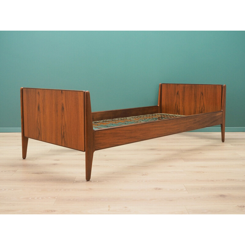 Vintage Bed frame teak Danish 1970s